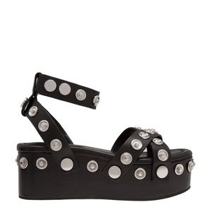 Alexander Wang Platform Sandal w/ Silver-Hardware